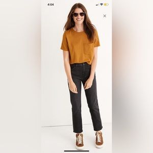 Madewell Perfect Vintage Crop Jeans.